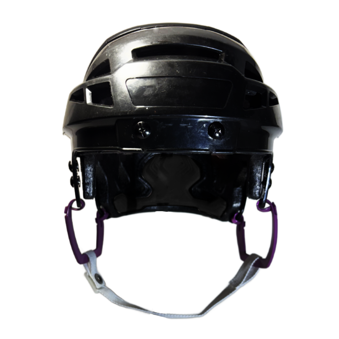 Purple & White Chin Strap