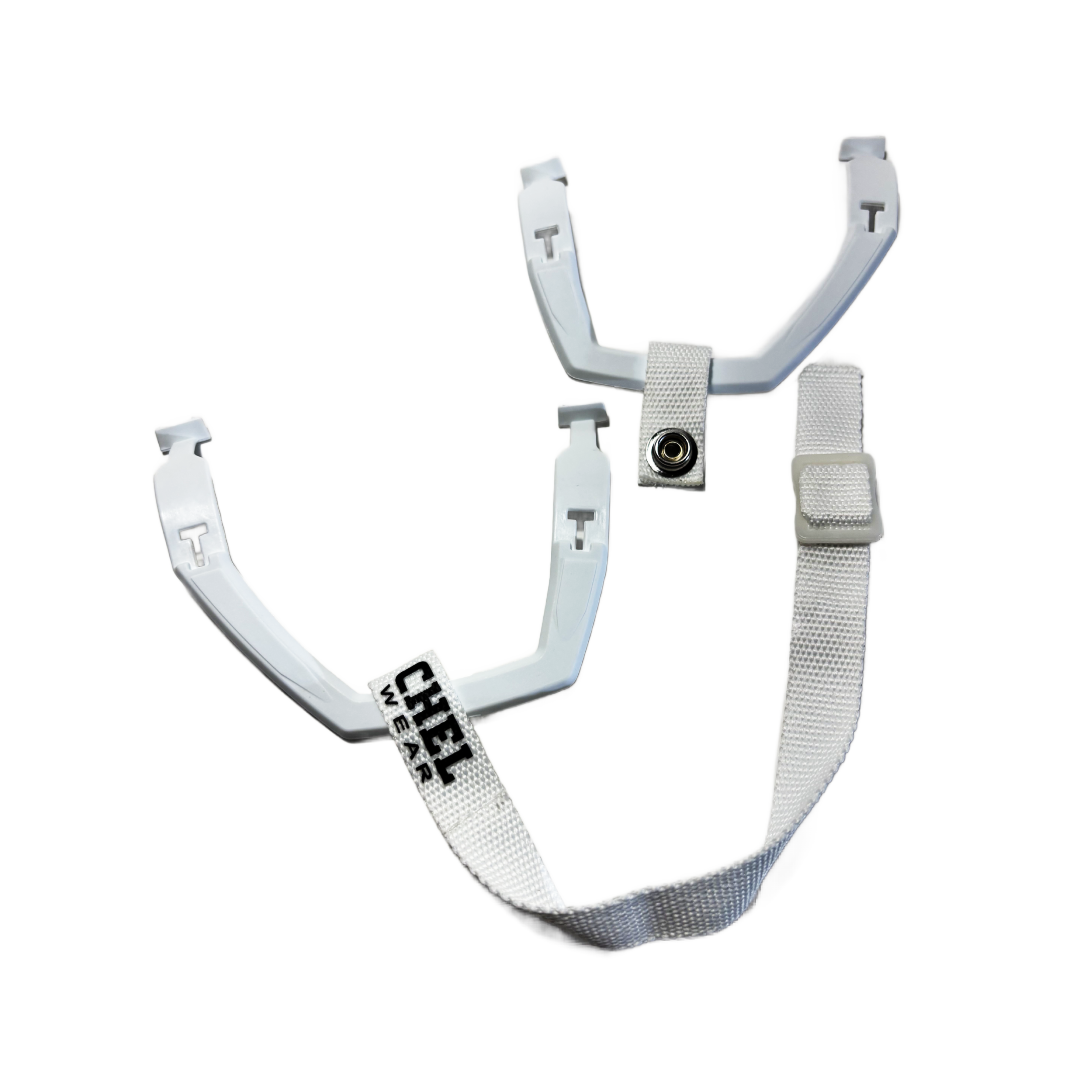 White Chin Strap