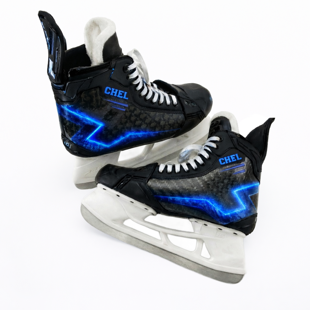 Blue Carbon Skate Wrap