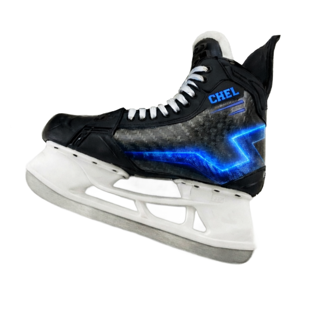 Blue Carbon Skate Wrap