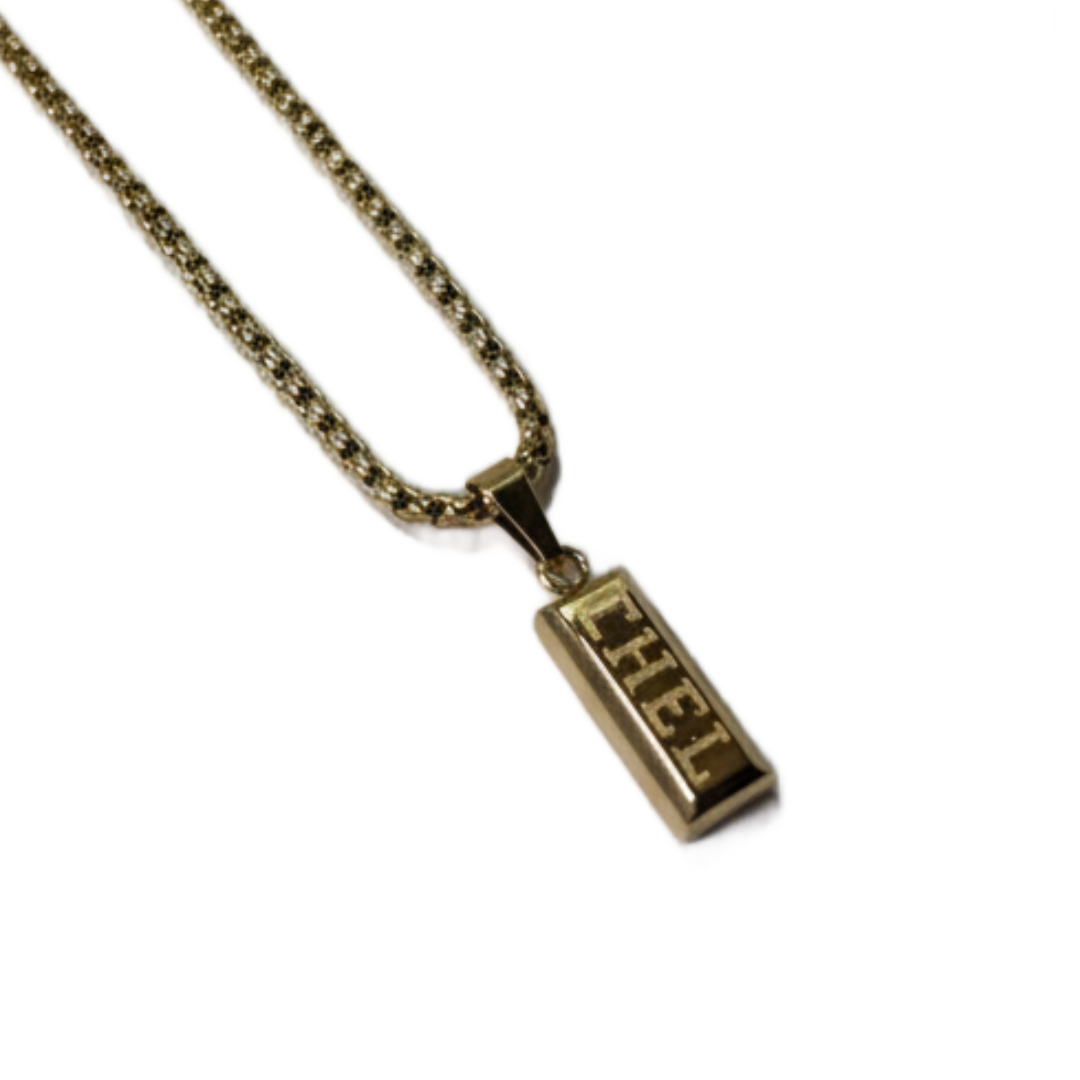 Gold Chain - Chel Pendant – Chel Wear Hockey Boutique