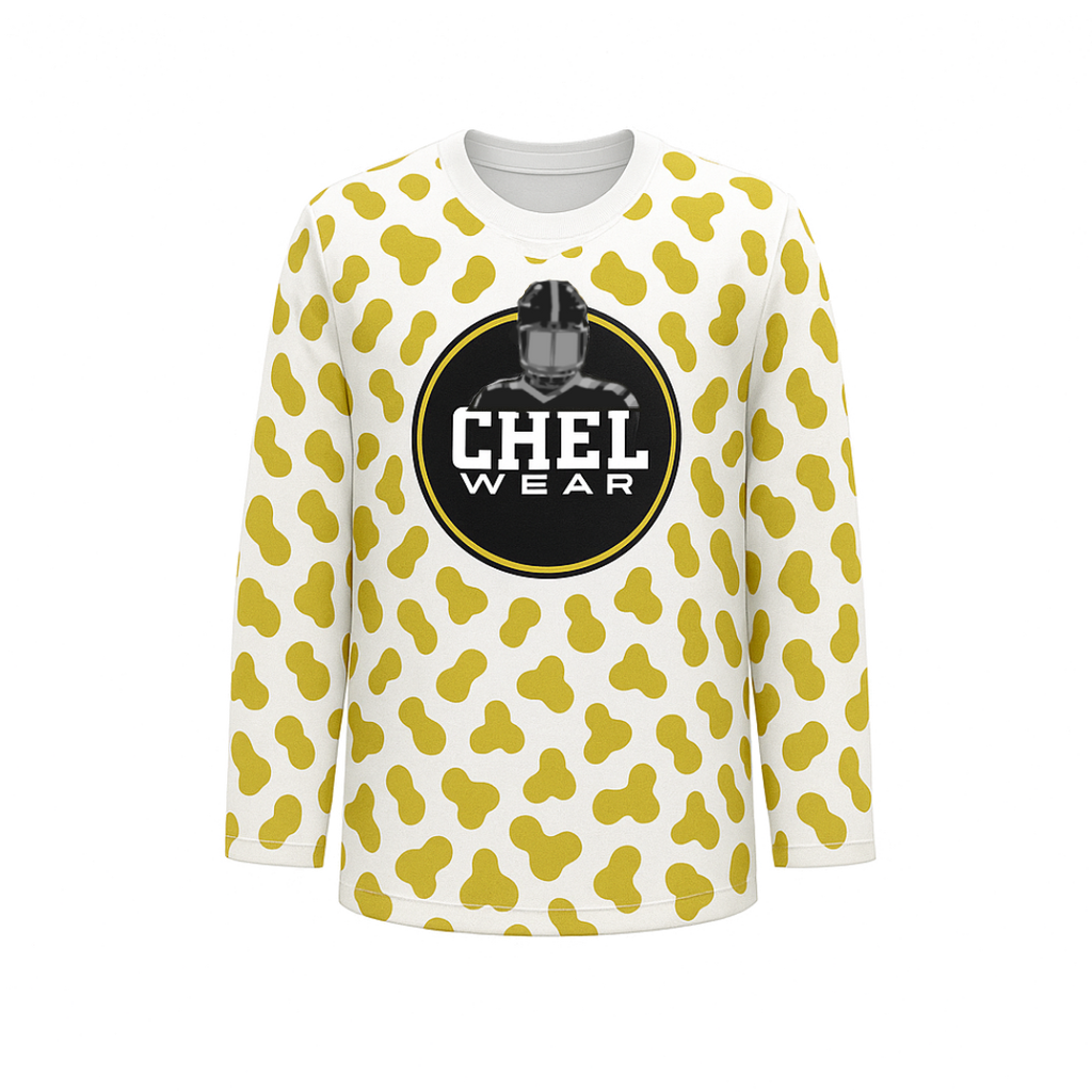 Gold Cheetah - Reversible Hockey Jersey