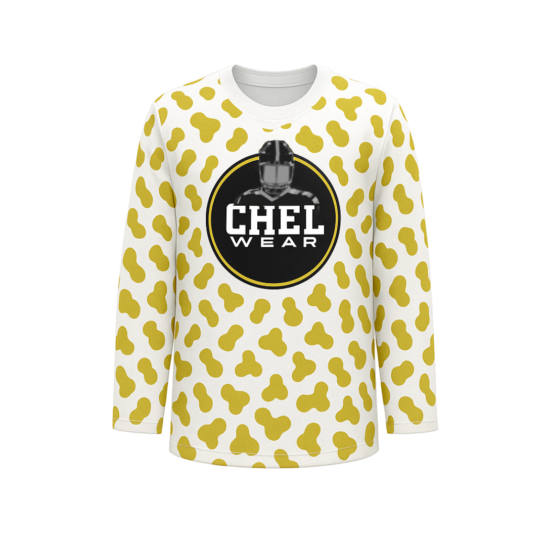 Gold Cheetah - Reversible Hockey Jersey