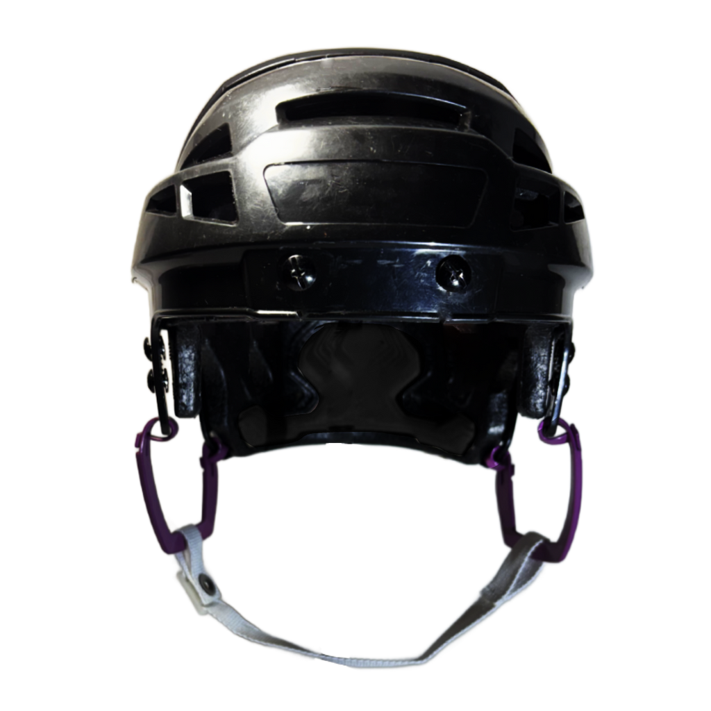 Purple & White Chin Strap