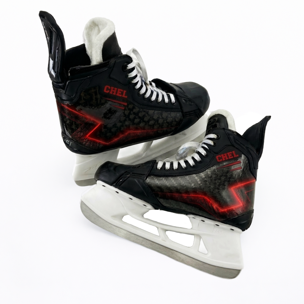 Red Carbon Skate Wrap