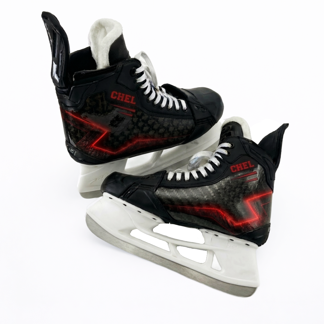 Red Carbon Skate Wrap