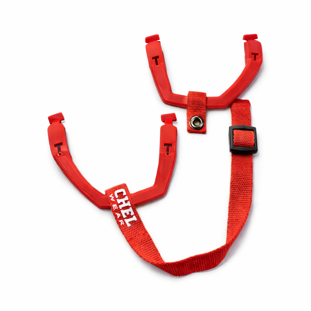 Red Chin Strap