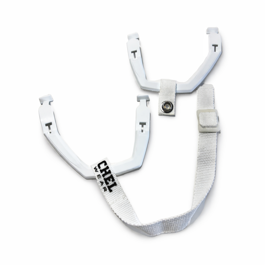 White Chin Strap